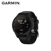 GARMIN Forerunner 255S Music GPS智慧心率進階跑錶 率性黑
