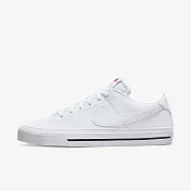 Nike Court Legacy NN [DH3162-101] 男 休閒鞋 基本款 復古 經典 皮革 簡約 白 黑