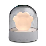 貓爪造型動感燈光音樂小夜燈 灰色