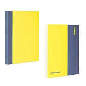FANTASTICPAPER 落紙如飛筆記書 XL(檸檬x深藍) (橫線)