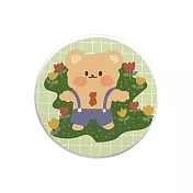 珪藻土吸水杯墊 杯墊 防潮 硅藻土 防滑墊 吸水墊 隔熱墊 草叢小熊