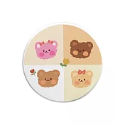 珪藻土吸水杯墊 杯墊 防潮 硅藻土 防滑墊 吸水墊 隔熱墊 四格小熊