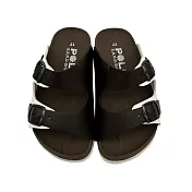 台灣製跳色小方扣拖鞋-藍色 (C007-3) 台灣製 男童鞋 女童鞋 拖鞋 親子鞋 現貨 勃肯鞋 小童鞋 大童鞋 兒童拖鞋