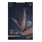 【ONEDER 旺達棉品】15D兩倍耐勾絲襪 日本進口線紗高密度編織絲襪 DG-A9105  黑