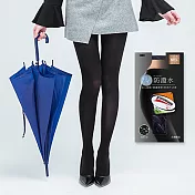 【ONEDER 旺達】天鵝絨輕柔防潑水褲襪 不透膚彈性褲襪 AN-A124 黑