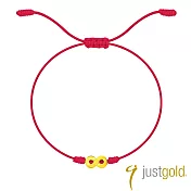 【Just Gold 鎮金店】Joy Forever 黃金手繩