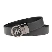 MICHAEL KORS 素面皮革皮帶-灰