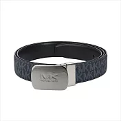 MICHAEL KORS 滿版防刮雙面用皮帶-深藍