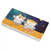 柴語錄 萬用口罩收納盒 收納盒 口罩收納 鈔票收納 乾淨整潔 輕鬆便利 外太空