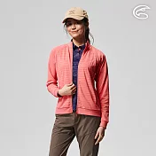 ADISI 女UPF50+印花抑菌防曬外套AJ2211036 (S-2XL) / 吸濕排汗 彈性 抗紫外線 大和抗菌 防臭加工 抗UV M 貝殼粉
