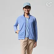 ADISI 女UPF50+印花抑菌防曬外套AJ2211036 (S-2XL) / 吸濕排汗 彈性 抗紫外線 大和抗菌 防臭加工 抗UV L 薰衣草紫