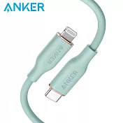ANKER A8662 糖果快充線 0.9M USB-C to Lightning 綠色