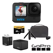【GoPro】HERO10 Black 旅遊必備套組-[正成公司貨]