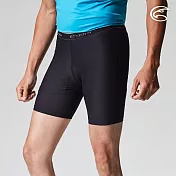 ADISI 男自行車專用內褲AUP2292078 (S-3XL)｜彈性 快乾 透氣 吸濕排汗 抗紫外線 防曬 抗UV 內著 單車內褲 M 黑色