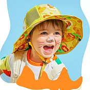 Lemonkid網眼渡假風遮陽帽－黃色獅子 52cm