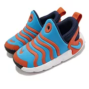 Nike 休閒鞋 Dynamo GO TD 童鞋 小童 藍紅 黑 支撐 學步鞋 毛毛蟲 DH3438-403