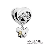 Angemiel安婕米 925純銀珠飾 毛腳印 串珠