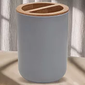 《Premier》Canyon竹纖維雙格牙刷杯 | 牙刷放置架 收納架 - 灰