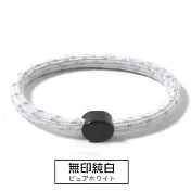 日本製強導電纖維防靜電手環 (抗靜電 防靜電 手環 日本製手環) M 無印純白