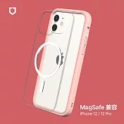 【犀牛盾】iphone 12/12 pro (6.1吋) mod nx (magsafe兼容) 超強磁吸手機保護殼 - 櫻花粉 blush pink