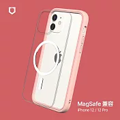 【犀牛盾】iPhone 12/12 Pro (6.1吋) Mod NX (MagSafe兼容) 超強磁吸手機保護殼 - 櫻花粉 Blush Pink