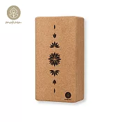 【Mukasa】軟木瑜珈磚 (S) - 蓮花 - MUK-21402