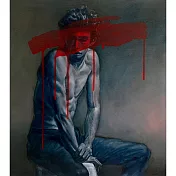 【玲廊滿藝】洪俊銘-少年的煩惱53x45.5cm