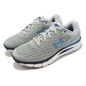 Under Armour 慢跑鞋 Charged Intake 5 灰 藍 男鞋 運動鞋 UA 3023549107
