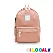 CILOCALA 亮彩尼龍防潑水後揹包 (中大) 粉