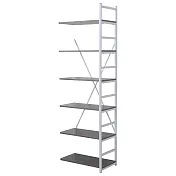 【誠田物集】開放式可延伸萬用收納架(加購延伸件) 層架/展示架/玄關架/置物架 霧灰木紋