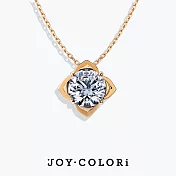 【JOY COLORi】80分 18K黃金 玫瑰圓鑽項鍊