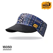 Wind x-treme 多功能頭巾帽 HEADBAND PEAK 16050 / 城市綠洲(遮陽帽 抗UV 抗菌 透氣 高彈性 西班牙品牌) INCA BLUE