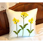 AROMA HOUSE QP20 小菊花鎖鏈繡抱枕