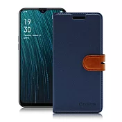 CITY For OPPO AX5s 浪漫都會支架皮套 藍色