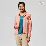 ADISI 女UPF50+壓光抑菌防曬連帽外套AJ2211039 (S-2XL) / 吸濕排汗 彈性 抗紫外線 大和抗菌 防臭加工 抗UV M 阿甘玫瑰