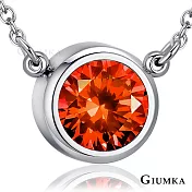 GIUMKA鋼項鍊誕生幸運星石項鏈女短鍊 生日聖誕交換禮物推薦 單個價格 MN05123 45cm 07-抱負