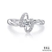 【點睛品】GIA 30分 都會鑽之頌 18K金鑽石戒指(港圍11號)