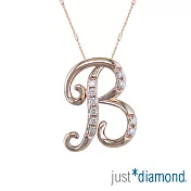 【Just Diamond】Love Letter系列18K金鑽石墜子-B(不含鍊)