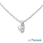 【Just Diamond】Love Sign 18K金鑽石吊墜(不含鍊)