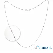 【Just Diamond】18K金十字細鏈(40cm)