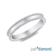 【Just Diamond】浪漫誓言 18K金戒指 對戒(男戒)(港圍) 18