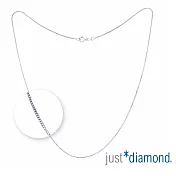 【Just Diamond】18K金盒子鍊(40cm)