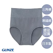 【日本GUNZE】舒適合身收腰無痕小褲(KL9670-NBL) M 深藍色