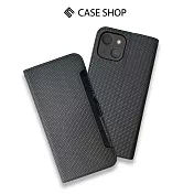 CASE SHOP 側掀站立式皮套-iPhone 14 Plus (6.7＂) 黑