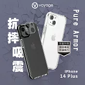 VOYAGE 超軍規防摔保護殼-Pure Armor-iPhone 14 Plus(6.7＂) 黑武士