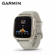 GARMIN VENU SQ 2 Music GPS 智慧腕錶 法式可可