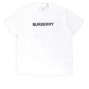 BURBERRY 徽標印花棉質Oversized T-Shirt (XS)(白色)