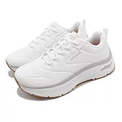 Skechers 工作鞋 Max Cushioning Arch Fit SR 女鞋 白 抗油 防滑 108112WHT