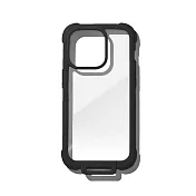 bitplay Wander Case 隨行殼 iPhone14 Pro Max-6.7吋 透明背蓋軍規防摔手機殼附風格貼紙 霧黑