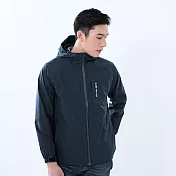 【遊遍天下】中性款防水防風透濕防曬機能連帽外套 (GJ13002) 2XL 午夜藍